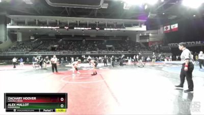 106 lbs Semifinal - Alex Mallot, Ponderosa vs Zachary Hoover, Laguna Creek