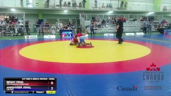 60kg Quarterfinal - Benny Peng, Collingwood Wrestling vs Harshveer Johal, The ROC