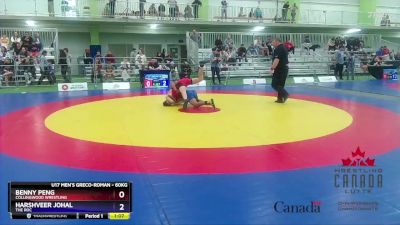 60kg Quarterfinal - Benny Peng, Collingwood Wrestling vs Harshveer Johal, The ROC