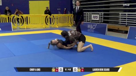 Lauren Rene Sears vs Cindy A Ung 2025 Pan IBJJF Jiu-Jitsu No-Gi Championship