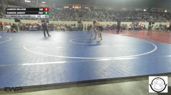 120 lbs Round Of 64 - Landon Millikin, Sand Springs Jr High vs Carson Jardot, Perry