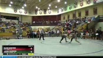 220 lbs Quarterfinals (8 Team) - James Bledsoe, Colquitt County vs Alan Sanchez, Mill Creek