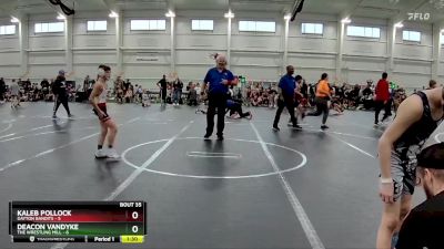 80 lbs Round 7 (10 Team) - Kaleb Pollock, Dayton Bandits vs Deacon Vandyke, The Wrestling Mill