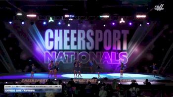 Cypress Elite - Warriors [2026 L3 - Rec Performance Advanced - 14Y Day 2] 2026 CHEERSPORT National All Star Cheerleading Championship