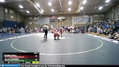 250 lbs Cons. Semi - Elijah Bonner, Team Scorpion Wrestling Club vs Bjorn Small, Team Scorpion Wrestling Club