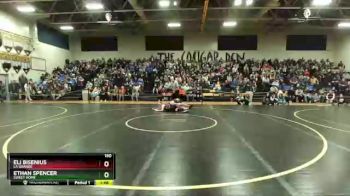 160 lbs Quarterfinal - Ethan Spencer, Sweet Home vs Eli Bisenius, La Grande