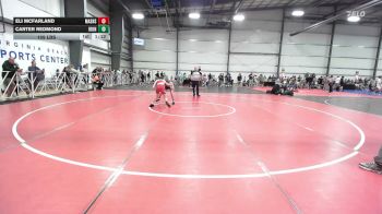 105 lbs Rr Rnd 2 - Eli McFarland, Mat Assassins Red - MS vs Carter Redmond, Iron Horse Black - MS
