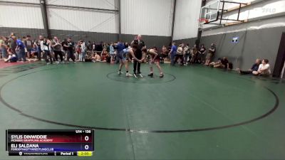 136 lbs 3rd Place Match - Sylis Dinwiddie, Pioneer Grappling Academy vs Eli Saldana, FordDynastyWrestlingClub