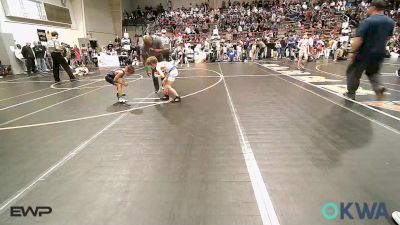 58 lbs Consi Of 16 #2 - Onyx Hardison, Berryhill Wrestling Club vs Vincent Butcher, Tulsa Blue T Panthers