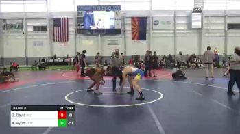 138 lbs Rr Rnd 3 - Zahi Davis, So Cal Grappling vs Kade Ayres, Genesis