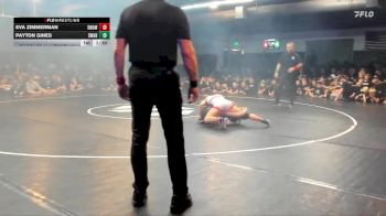 110 Girls Finals (2 Team) - Eva Zimmerman, White vs Payton Gines, Black