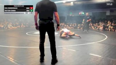 110 Girls Finals (2 Team) - Eva Zimmerman, White vs Payton Gines, Black