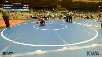 112 lbs Final - Kyus Eulitt, Raw vs Jj Reeves, Midwest City Bombers Youth Wrestling Club