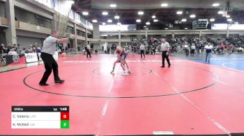 126 lbs Semifinal - Chris Valerio, Leonia/Palisades Park vs Kieran McNeil, Lyndhurst/NA