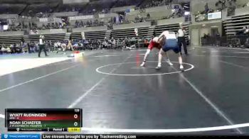 125 lbs Quarterfinals (8 Team) - Noah Schaefer, Z-M (Zumbrota-Mazeppa) vs Wyatt Rudningen, KMS