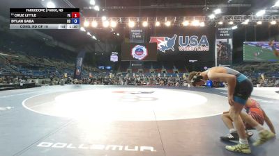 126 lbs Cons. Rd Of 16 - Cruz Little, Pennsylvania vs Dylan Saba, Colorado