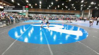 110 lbs Cons. Round 3 - Ellie Walters, Oakridge vs Lilly Loghry, Grants Pass