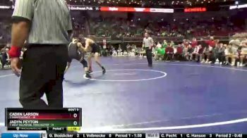 160 lbs Finals (1st & 3rd) - Jadyn Peyton, 1-West Delaware, Manchester vs Caden Larson, 2-Independence
