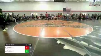 90 lbs Quarterfinal - Braydon Crow, Kodiak Attack vs Jude Pratt, Death Squad