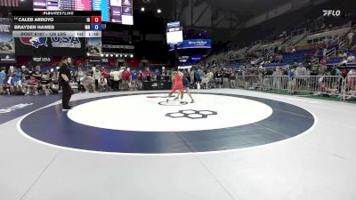126 lbs Cons. Sub-quarters - Caleb Arroyo, IA vs Brayden Hawes, MN