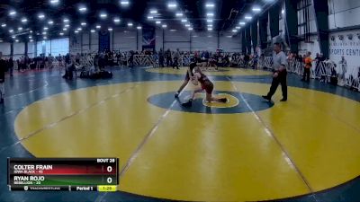 96 lbs Rd# 10- 4:00pm Saturday Final Pool - Colter Frain, Iowa Black vs Ryan Rojo, Rebellion