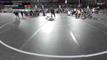 45 lbs Semifinal - Zachary Mercoun, Cedar Grove vs Rory Kane, Bitetto Trained Wrestling