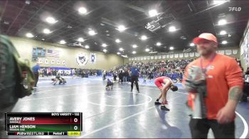 132 lbs Champ. Round 3 - Liam Henson, Mission Oak vs Avery Jones, Oakdale