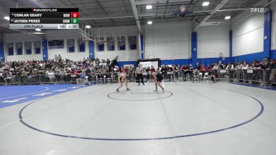 106 lbs 5th Place - Conlan Geary, Hanover vs Jayden Perez, Shawsheen