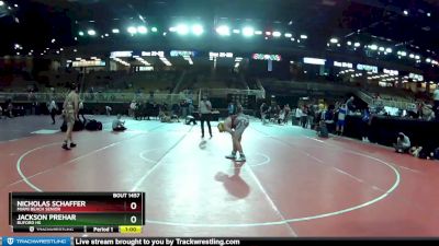 170 lbs Cons. Round 2 - Jackson Prehar, Buford HS vs Nicholas Schaffer, Miami Beach Senior