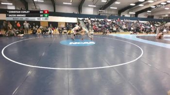 197 lbs Cons. Semi - Christian Curley, Bridgewater State vs Jacob Jimenez, Averett