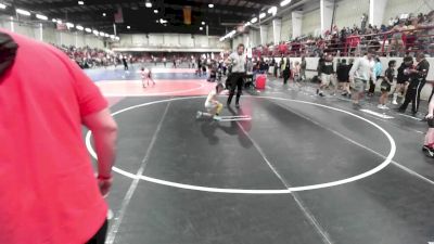 74 lbs Quarterfinal - Roan Hallam, Mancos vs Brian Baca, New Mexico Bad Boyz