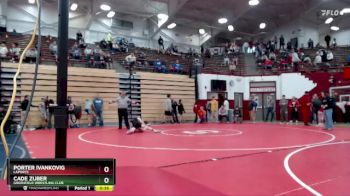 132 lbs Cons. Round 2 - Cade Zuber, Greenfield Wrestling Club vs Porter Ivankovig, LaPorte