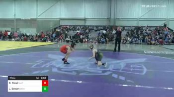 70 lbs Consolation - Barrett Steel, Smith Wrestling Academy vs Luke Brown, Simmons Academy Wrestling Saw