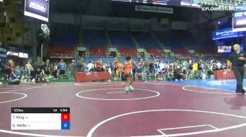 120 lbs Cons 64 #2 - Tevin King, Georgia vs Canyon Wells, Ohio