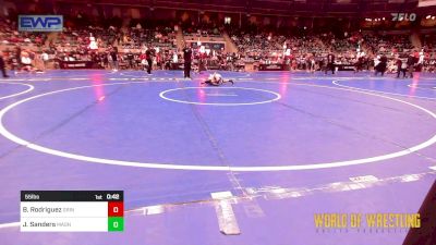 55 lbs Semifinal - Braxton Rodriguez, Grindhouse vs Jack Sanders, Mat Assassins