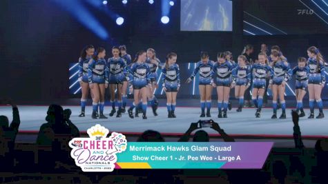 Merrimack Hawks Glam Squad [2025 Show Cheer 1 - Jr. Pee Wee - Large A] 2025 Pop Warner National Cheer & Dance Championship