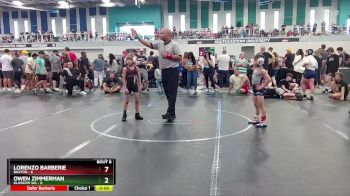 52 lbs Round 3 (6 Team) - Lorenzo Barberie, Buxton vs Owen Zimmerman, Glasgow WA