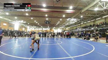 100 lbs 3rd Place - Takara Clayborne, North Kingstown vs Ella Bowden, Scituate