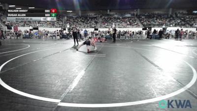 70 lbs Round Of 32 - Walker Ensey, Duncan Demon Wrestling vs Dugan Allen, Barnsdall Youth Wrestling