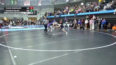 115 lbs 7th Place Match - Madison Ibeling, AGWSR vs Carlie Hinderaker, Ogden