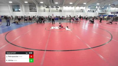 88 lbs Consi Of 8 #1 - Jack Petropoulos, Tewksbury vs Kellan White, Agogee WC