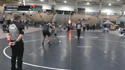 A 285 lbs Semifinal - Tyson Click, Samuel Everett School Of Innovation vs Kayne Prince, East Robertson High School