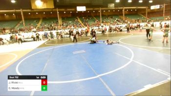 58 lbs Consi Of 4 - Julissa Rivas, Bulldogs Jr Wrestling vs Connor Moody, Athlos Wrestling