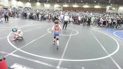 58 lbs Rr Rnd 1 - Claire McCoy, Charger WC vs Presley Diaz, Outlaws WC