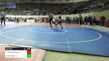108 lbs Semifinal - Talon Tahdooahnippah, Elgin Wrestling vs Kolten Terwilliger, Vinita Jr. High