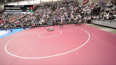 3A 105 lbs Quarterfinal - Emily Shoemaker, Juab vs Sierra Monteleone, Canyon View