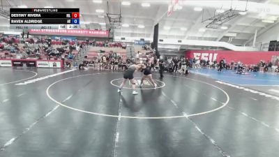 180 lbs Round 4 (12 Team) - Raven Aldridge, Adrian College vs Destiny Rivera, Felician