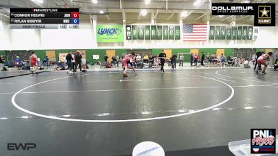 132 kg Semifinal - Connor Helwig, Journeymen Wrestling Club vs Rylan Sidzyik, MWC Wrestling Academy