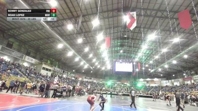 90 lbs Consi Of 8 #1 - Sonny Gonzalez, Pikes Peak Warriors vs Noah Lopez, Montrose Elite
