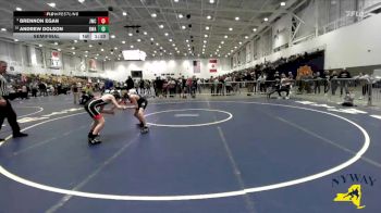 87 lbs Semifinal - Brennon Egan, Journeymen Wrestling Club vs Andrew Dolson, B2 Wrestling Academy